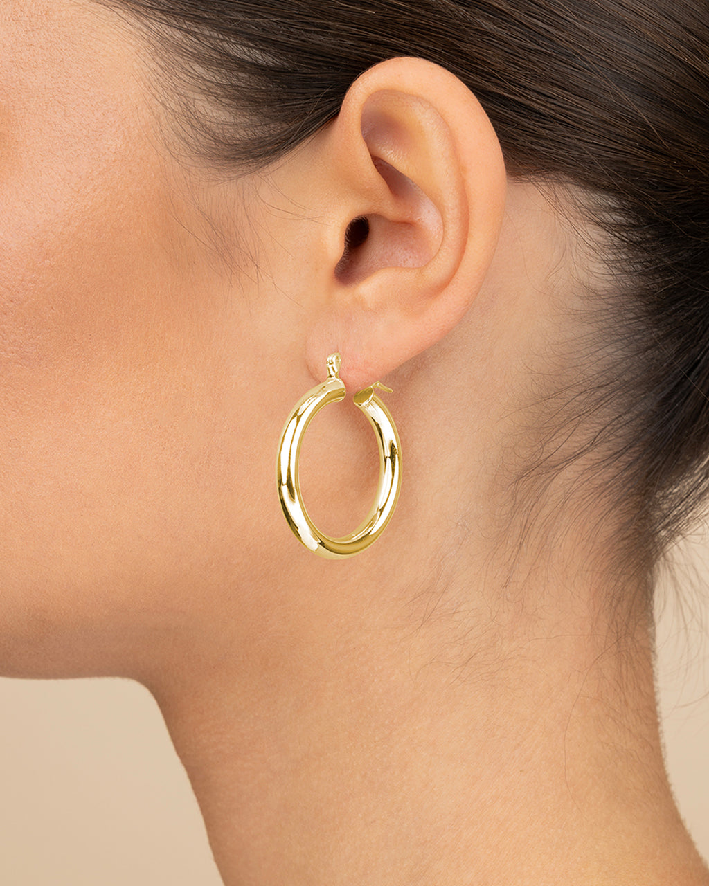 Chunky Tube Hoops - view 9