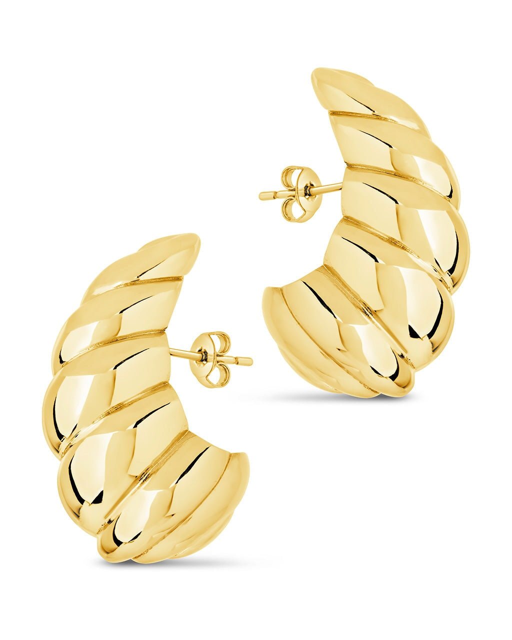 Bobine Statement Stud Earrings - view 8