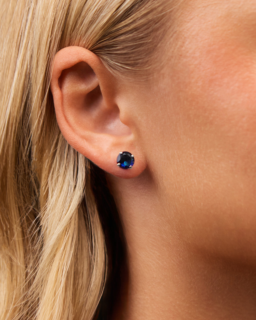 7mm Rainbow CZ Studs - view 8