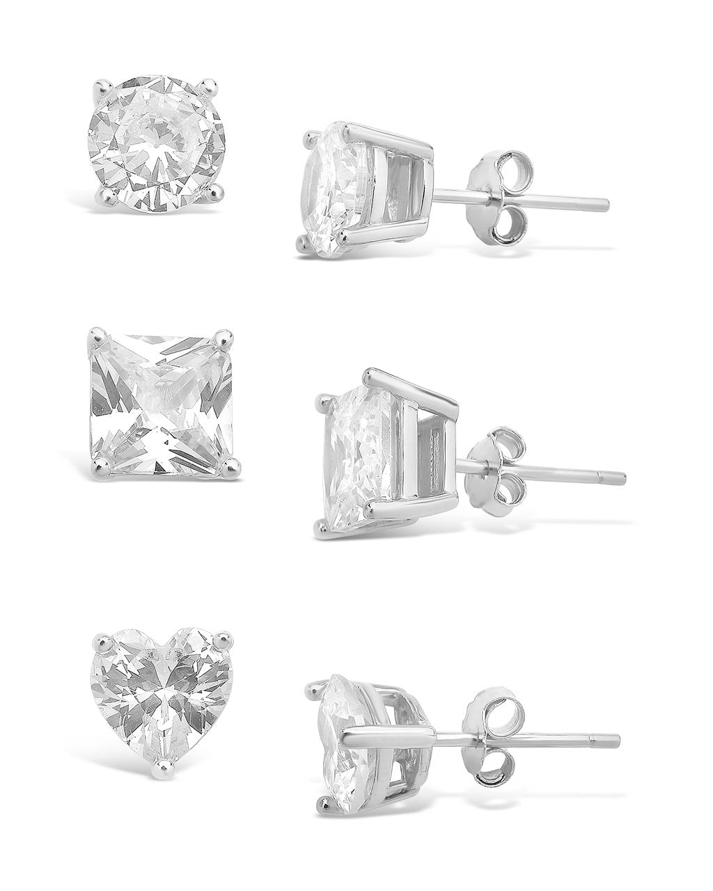 Statement CZ Stud Set of 3 - view 5