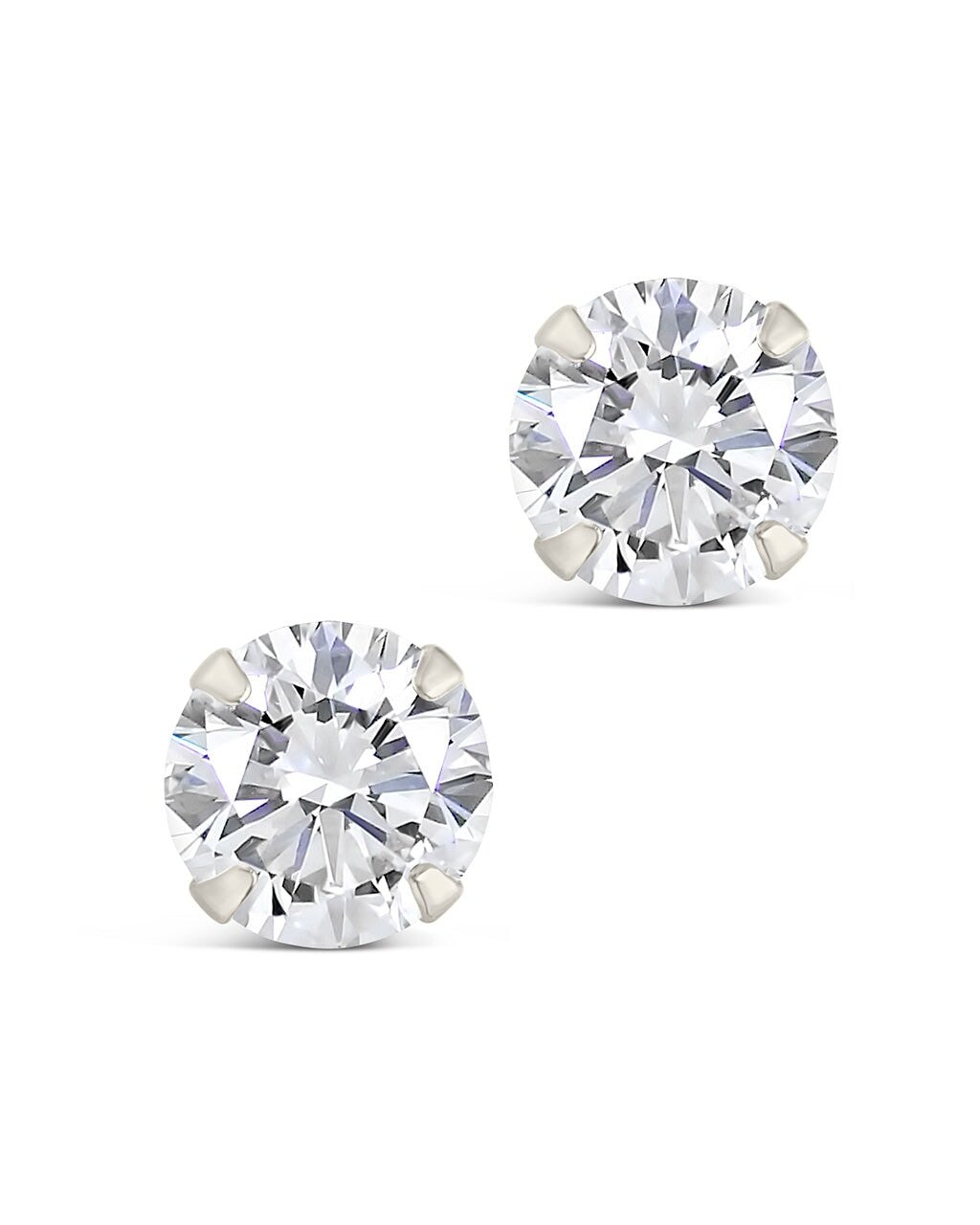 6mm CZ Stud Earrings - view 7