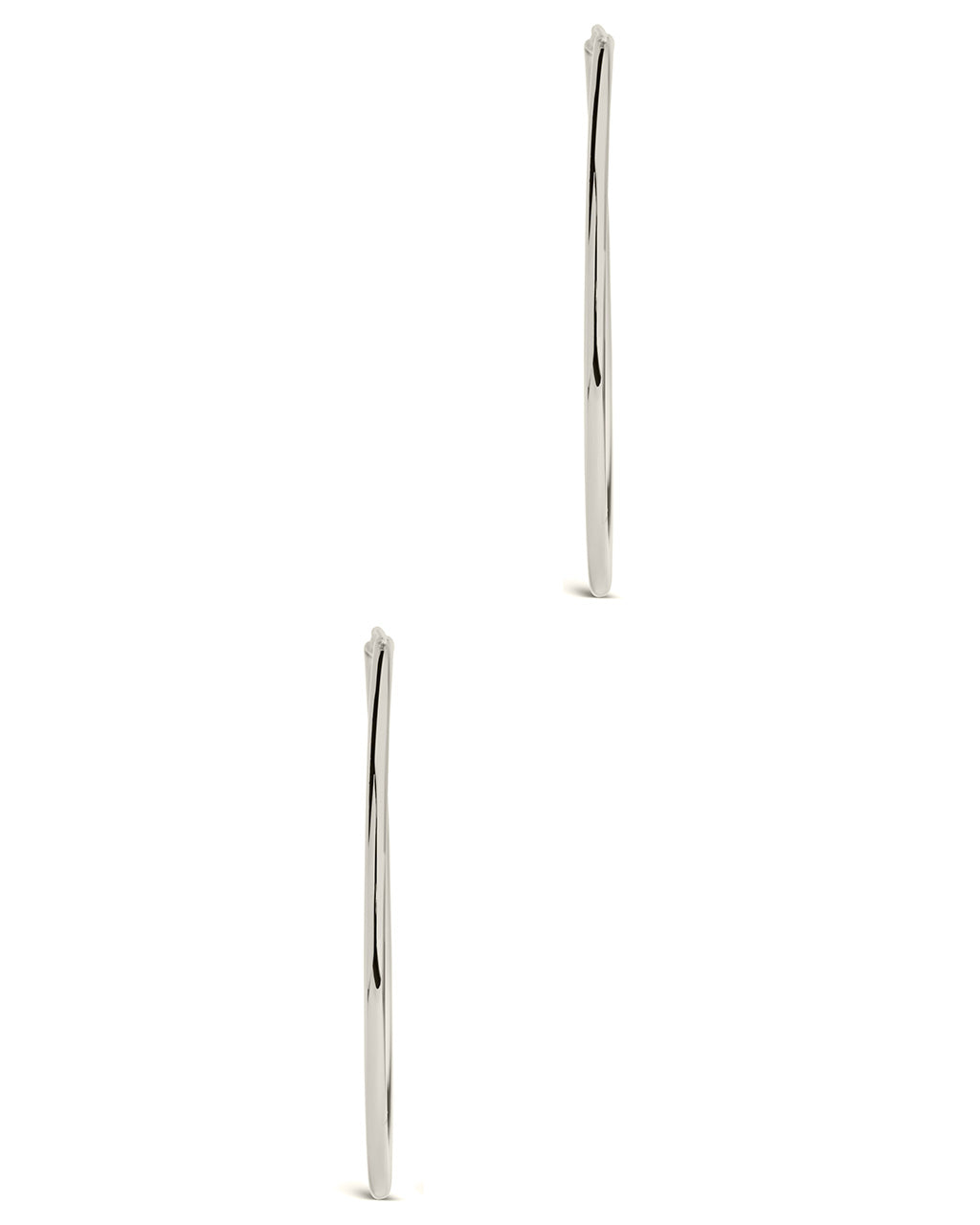 2.7" Infinity Hoop Earrings - view 8
