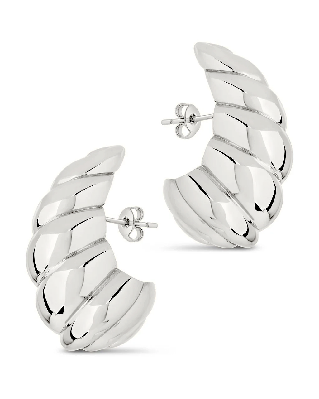 Bobine Statement Stud Earrings - view 3