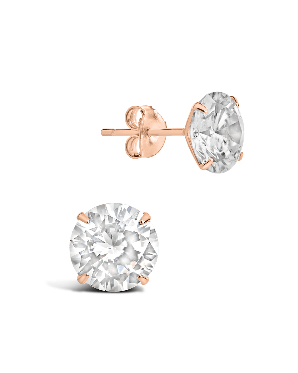 Everyday Essential CZ Studs in 4mm