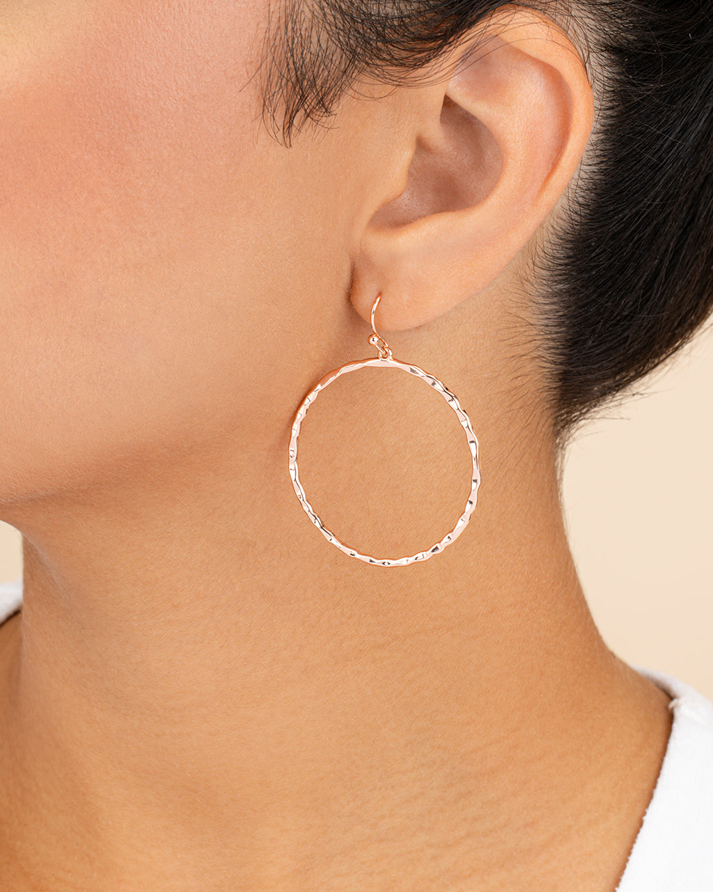 Gold and Silver Dangle Earrings - view 4