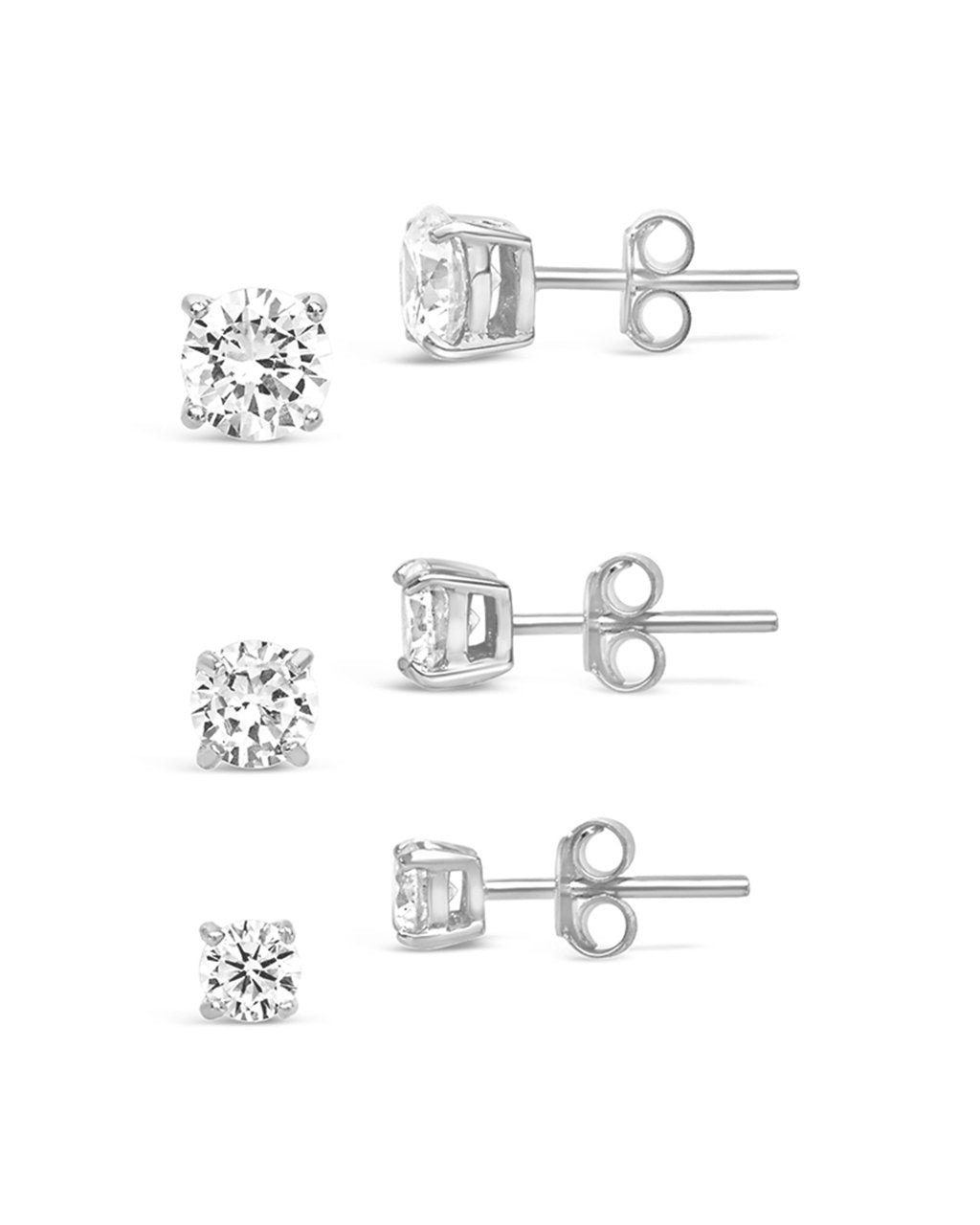 CZ Stud Earring Set - view 6