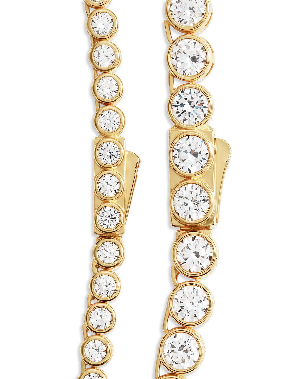 Helene Bezel CZ Tennis Necklace - view 8
