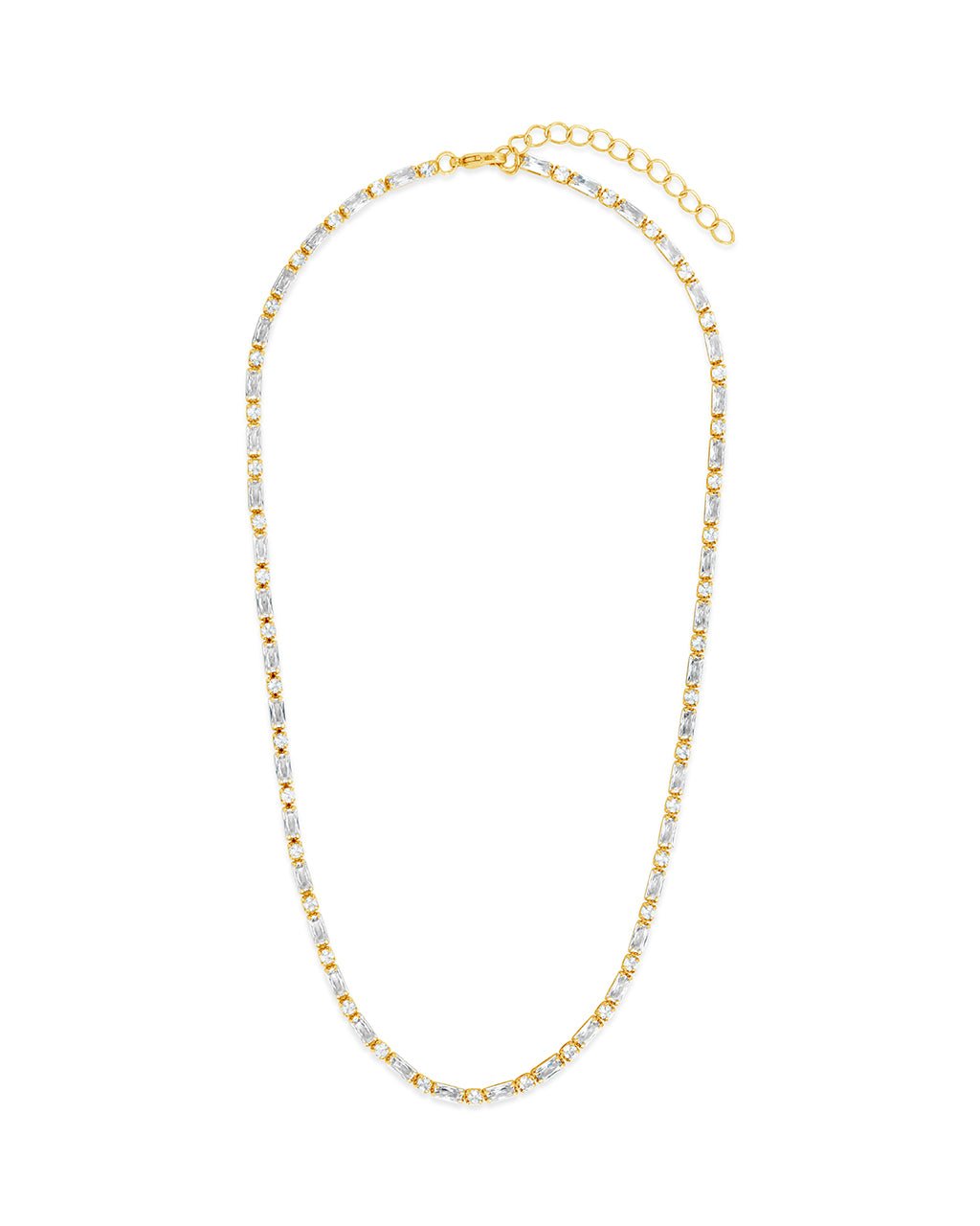 Georgia CZ Tennis Necklace - view 5
