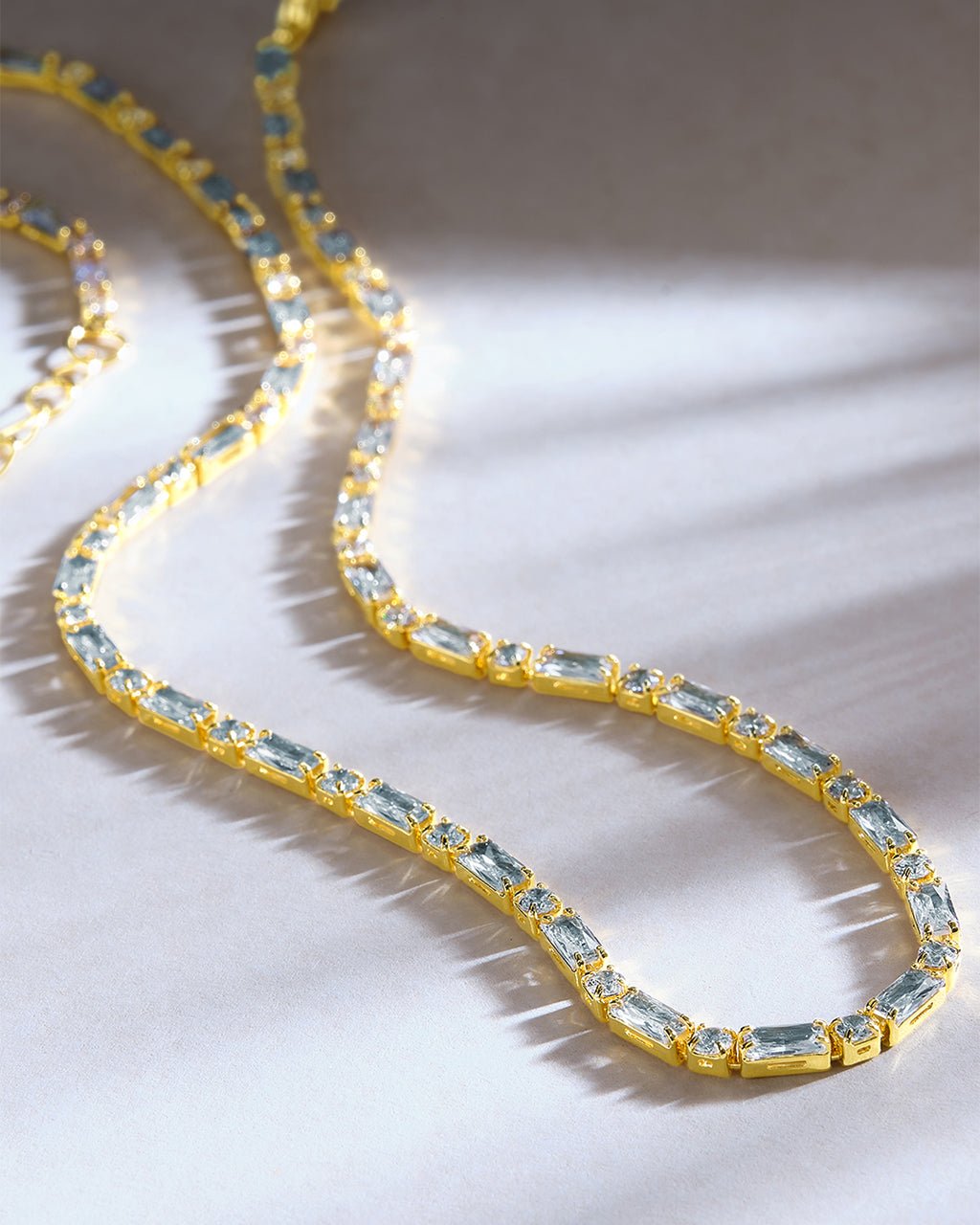 Georgia CZ Tennis Necklace - view 2