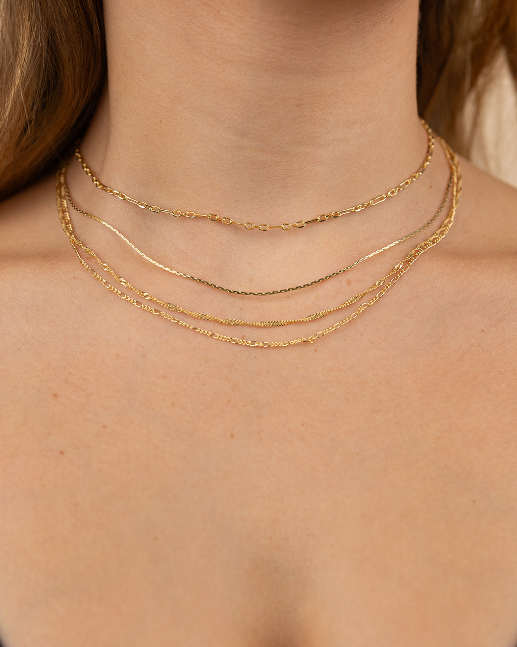Multi Chain Layered Necklace - view 8