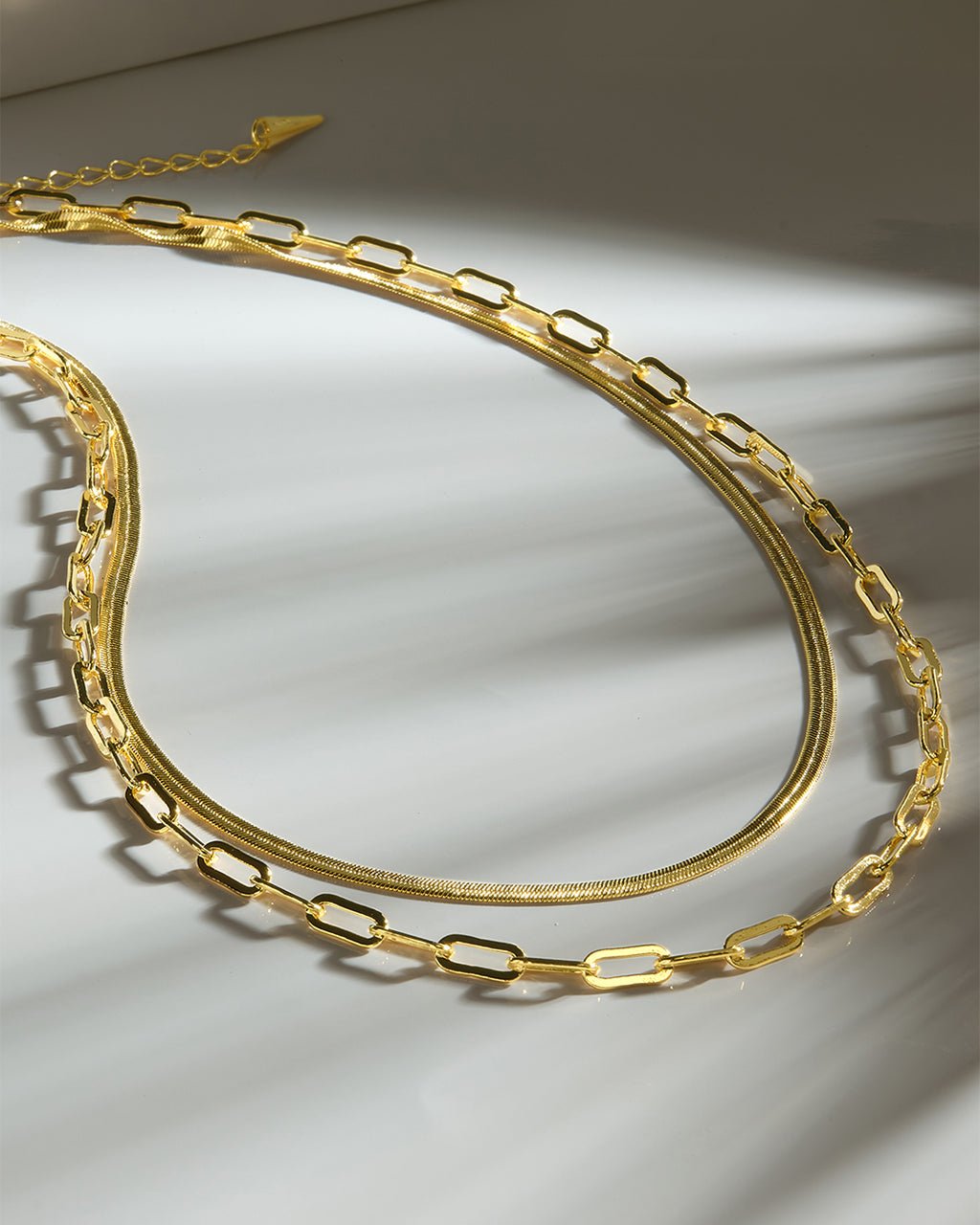 Brinley Layered Chain Necklace - view 2
