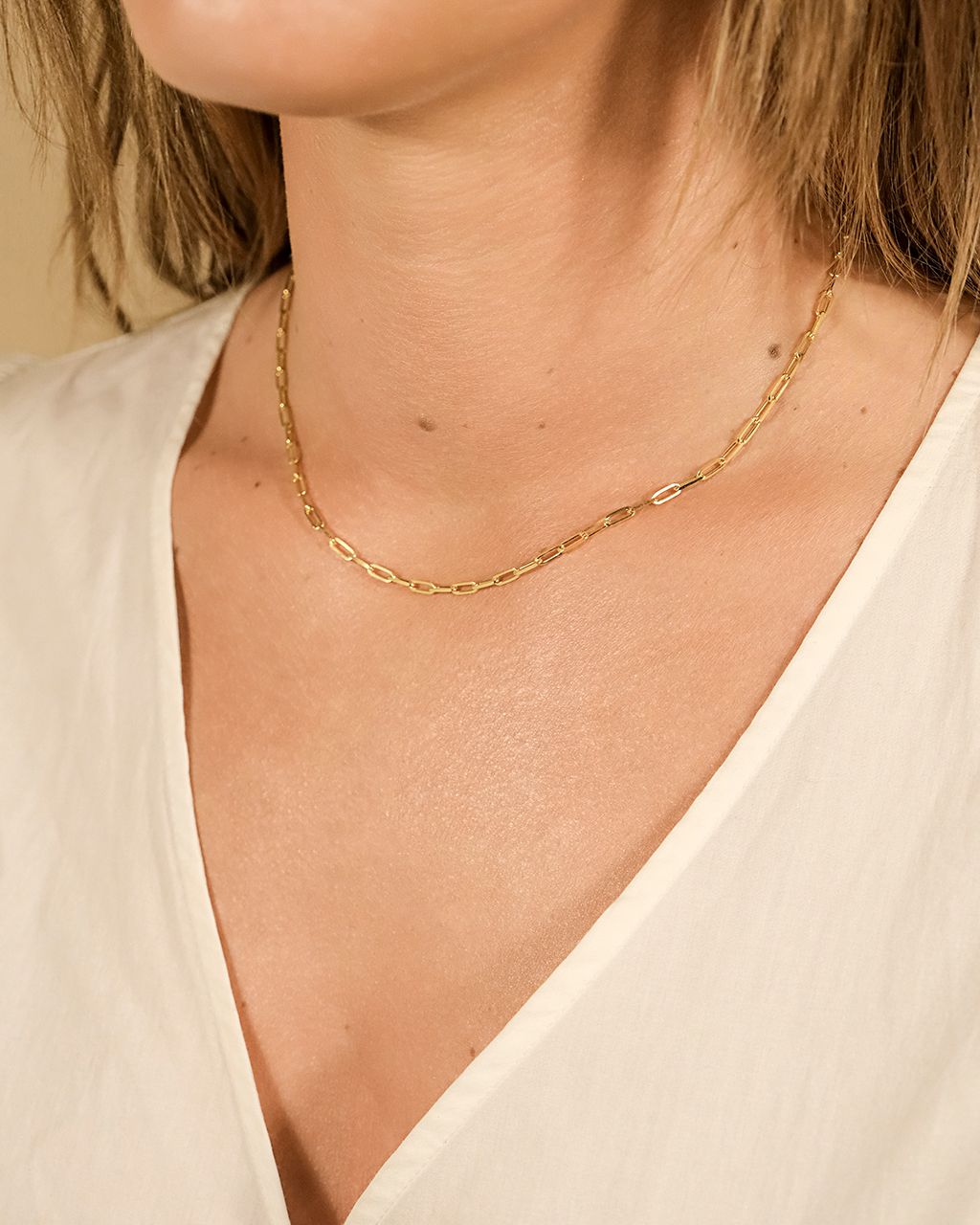 Paperclip Chain Necklace - view 2