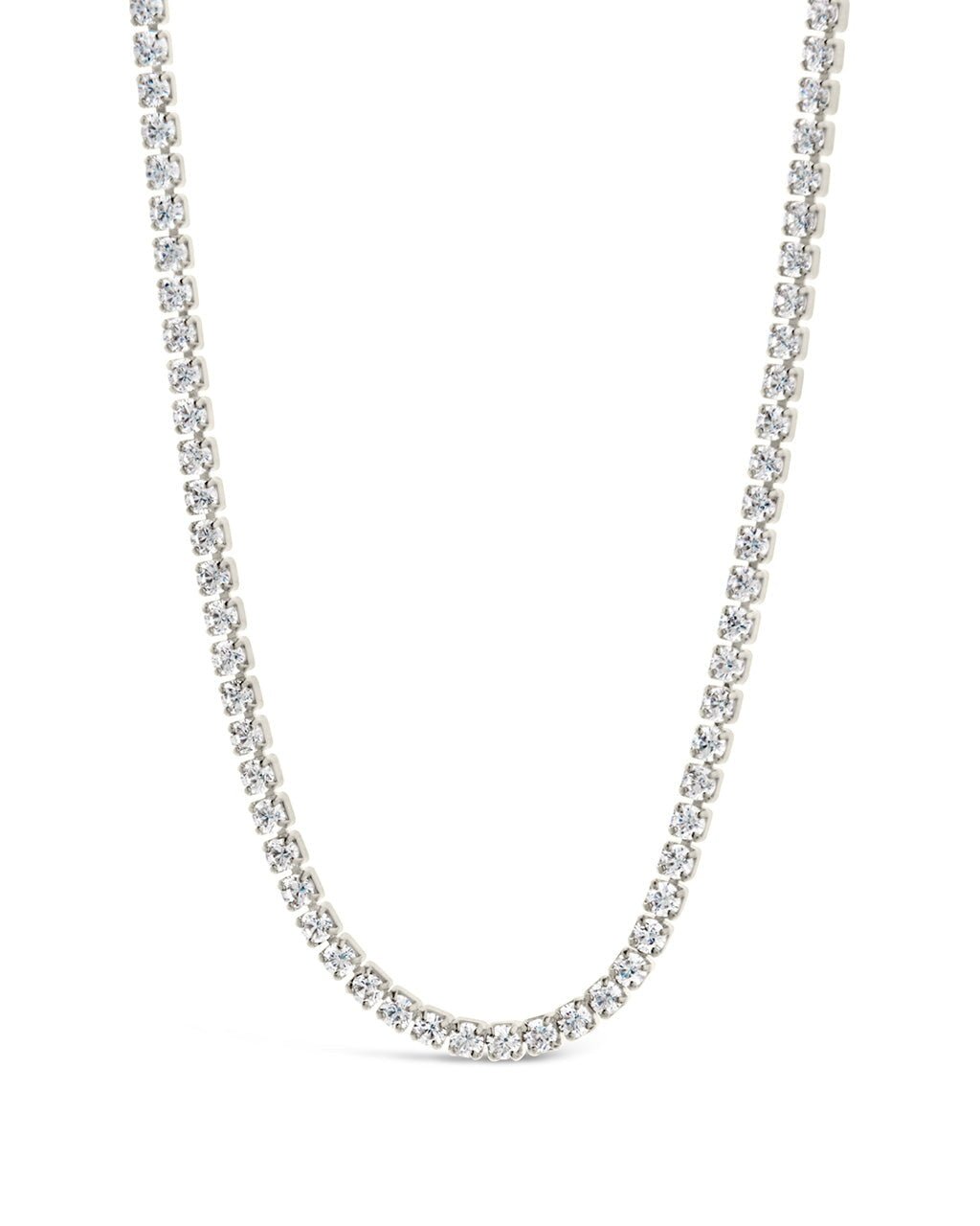 Dani Chain & CZ Tennis Necklace - view 5