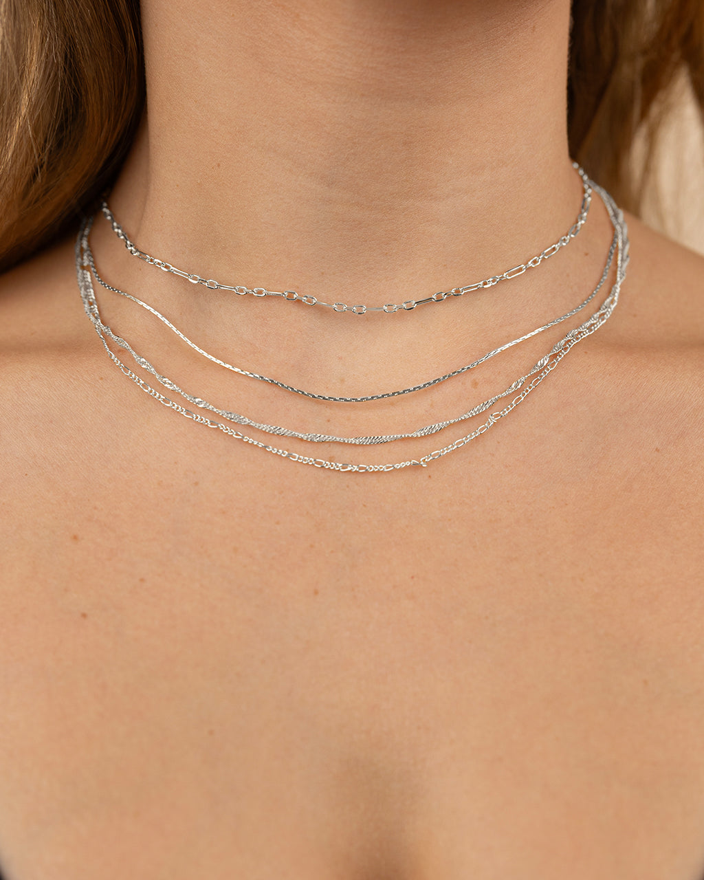 Multi Chain Layered Necklace - view 7