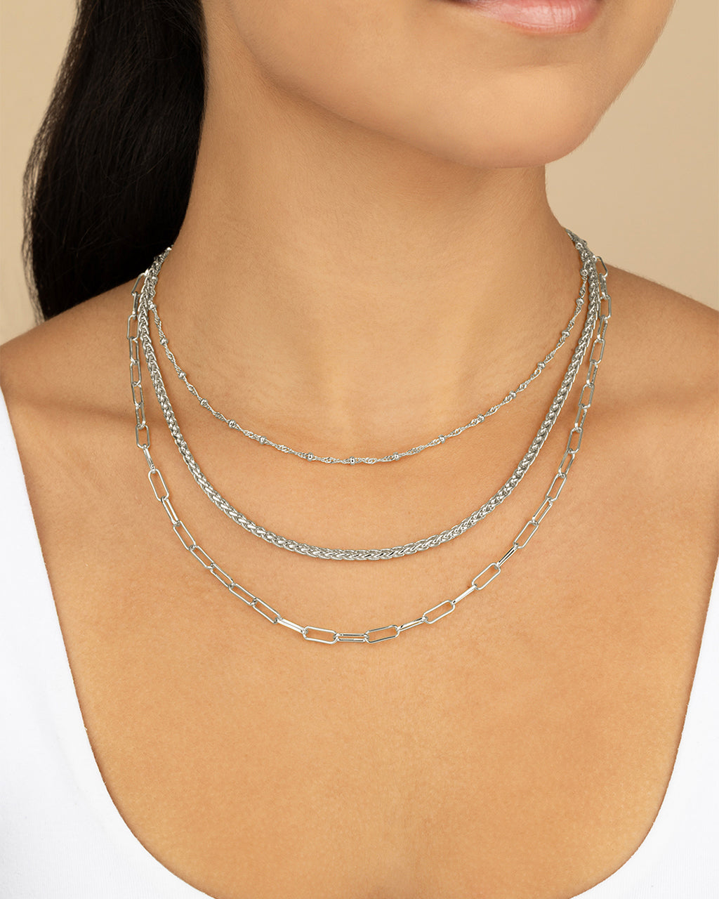Parisa Layered Chain Necklace - view 3