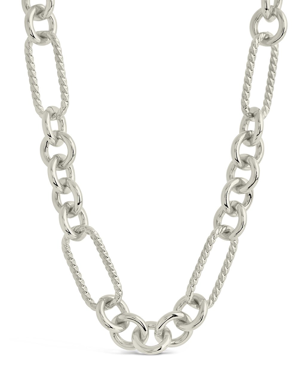 Fianna Mixed Chain Link Necklace - view 4