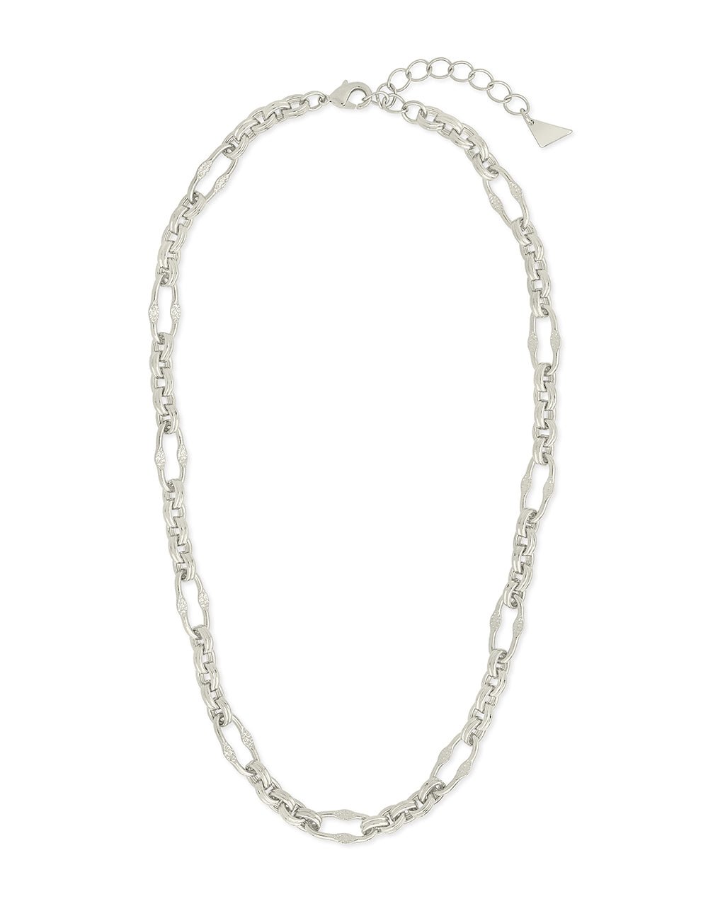 Tegan Textured Long Link Necklace - view 6