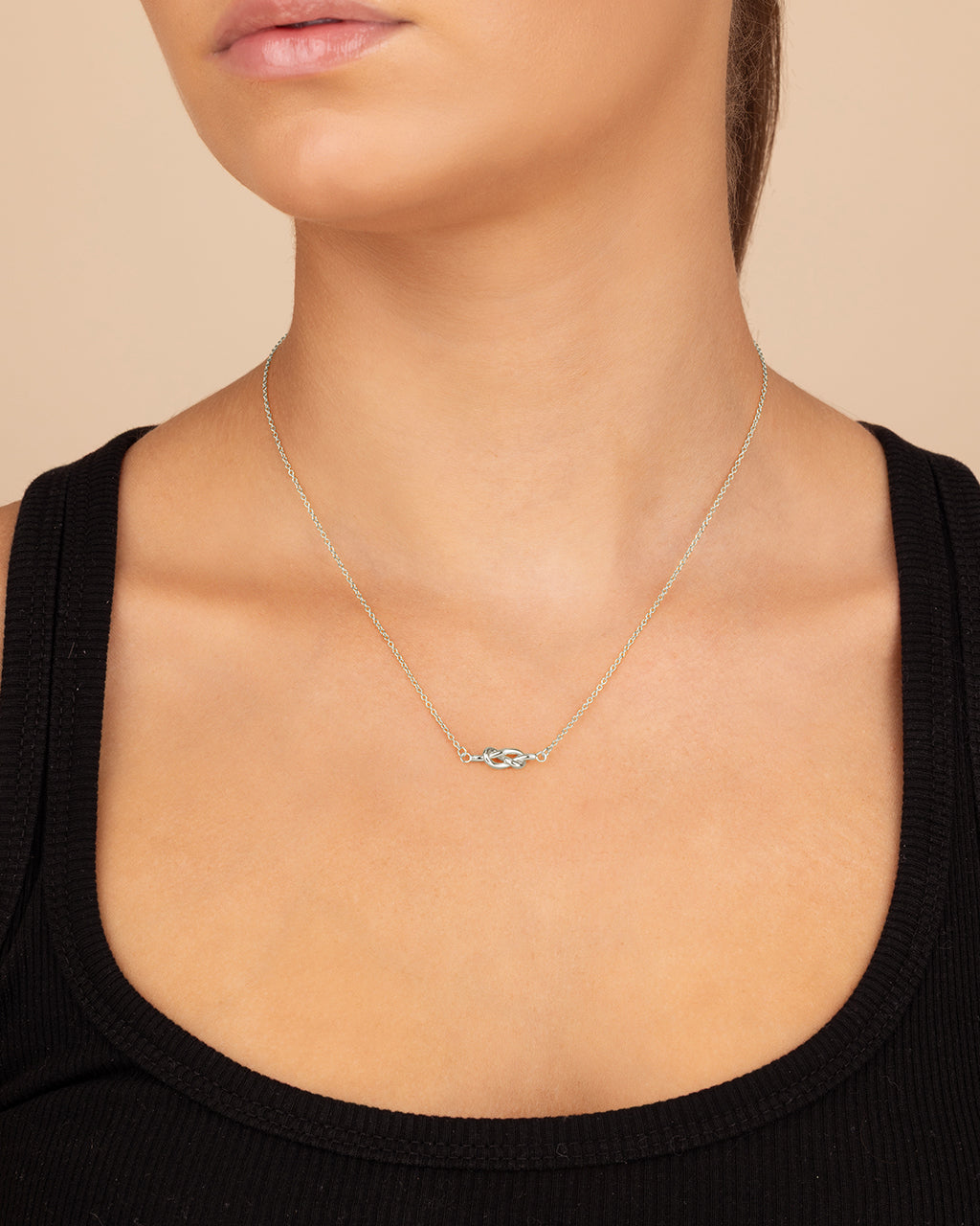 Infinity Love Knot Necklace - view 2