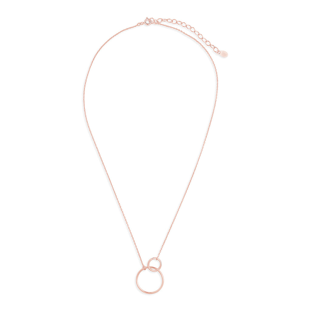 Interlocking Open Circle Pendant - view 7