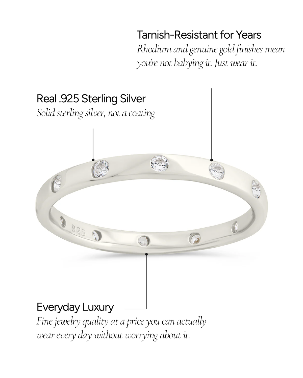 Mindy CZ Studded Ring - view 5