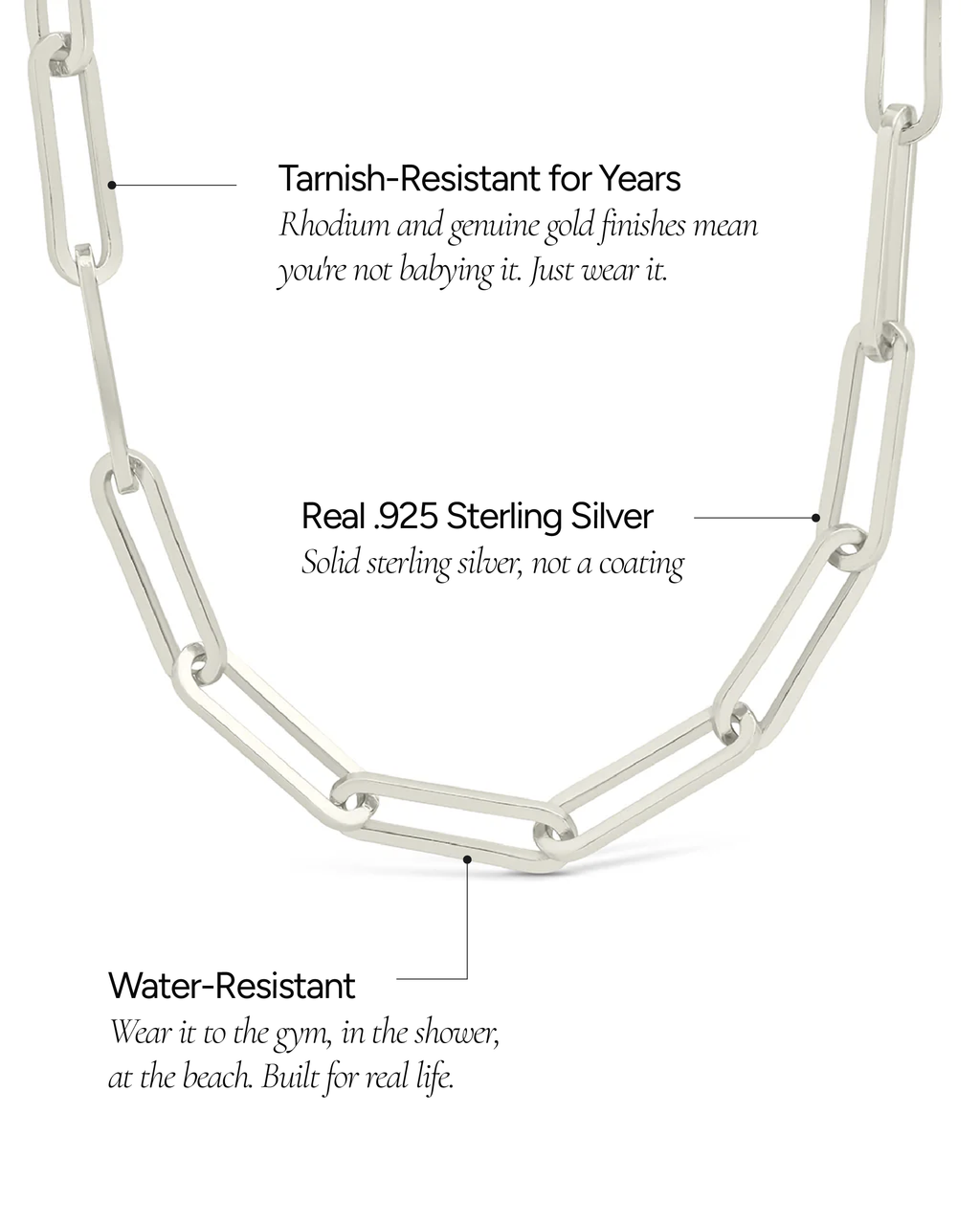 Paperclip Chain Necklace - view 6