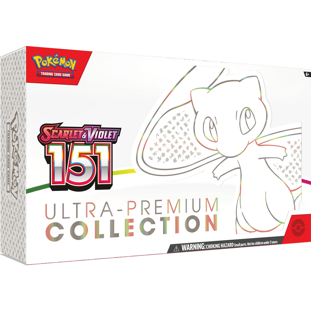 Pokemon TCG Scarlet & Violet 151 Ultra Premium Collection with Mew ex Metal Cards & Mewtwo Promo