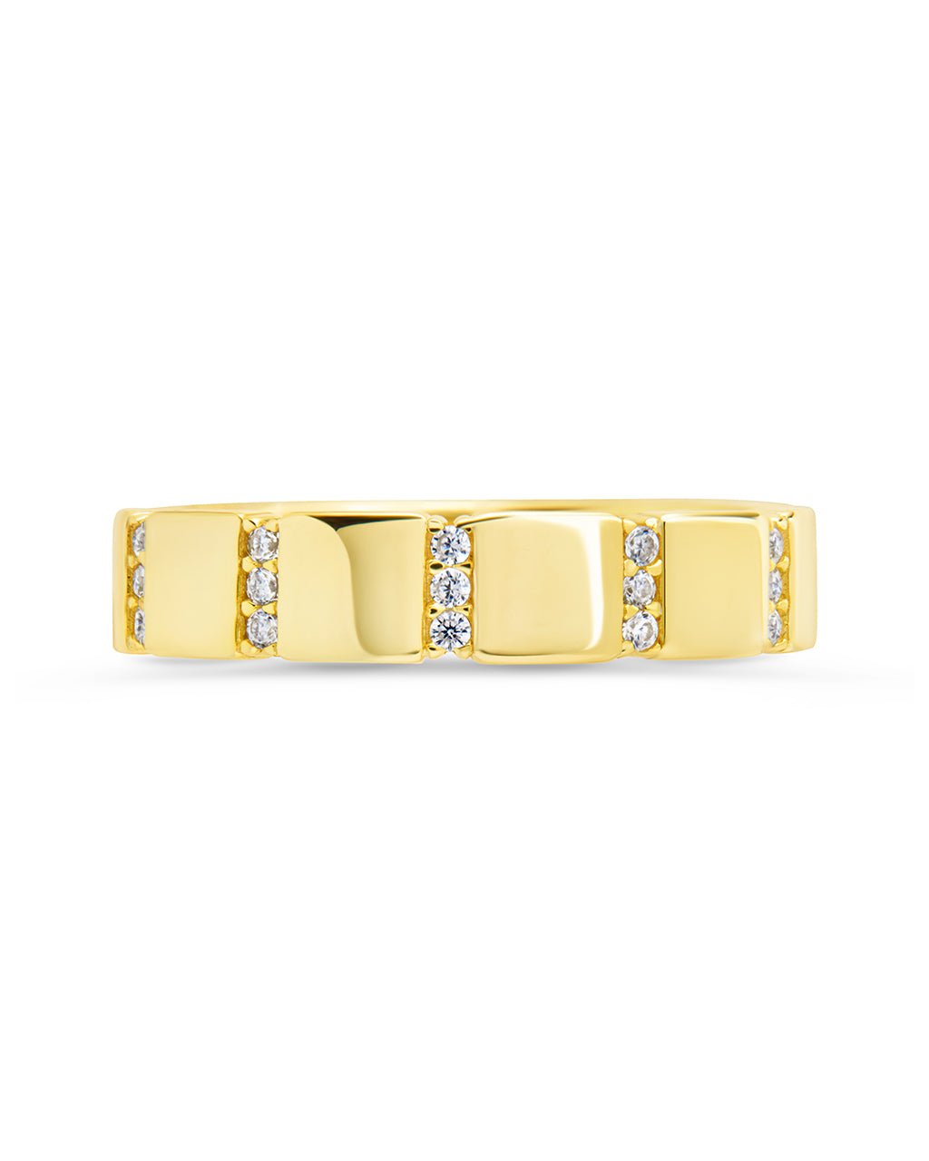 Bradley CZ Ring in Gold