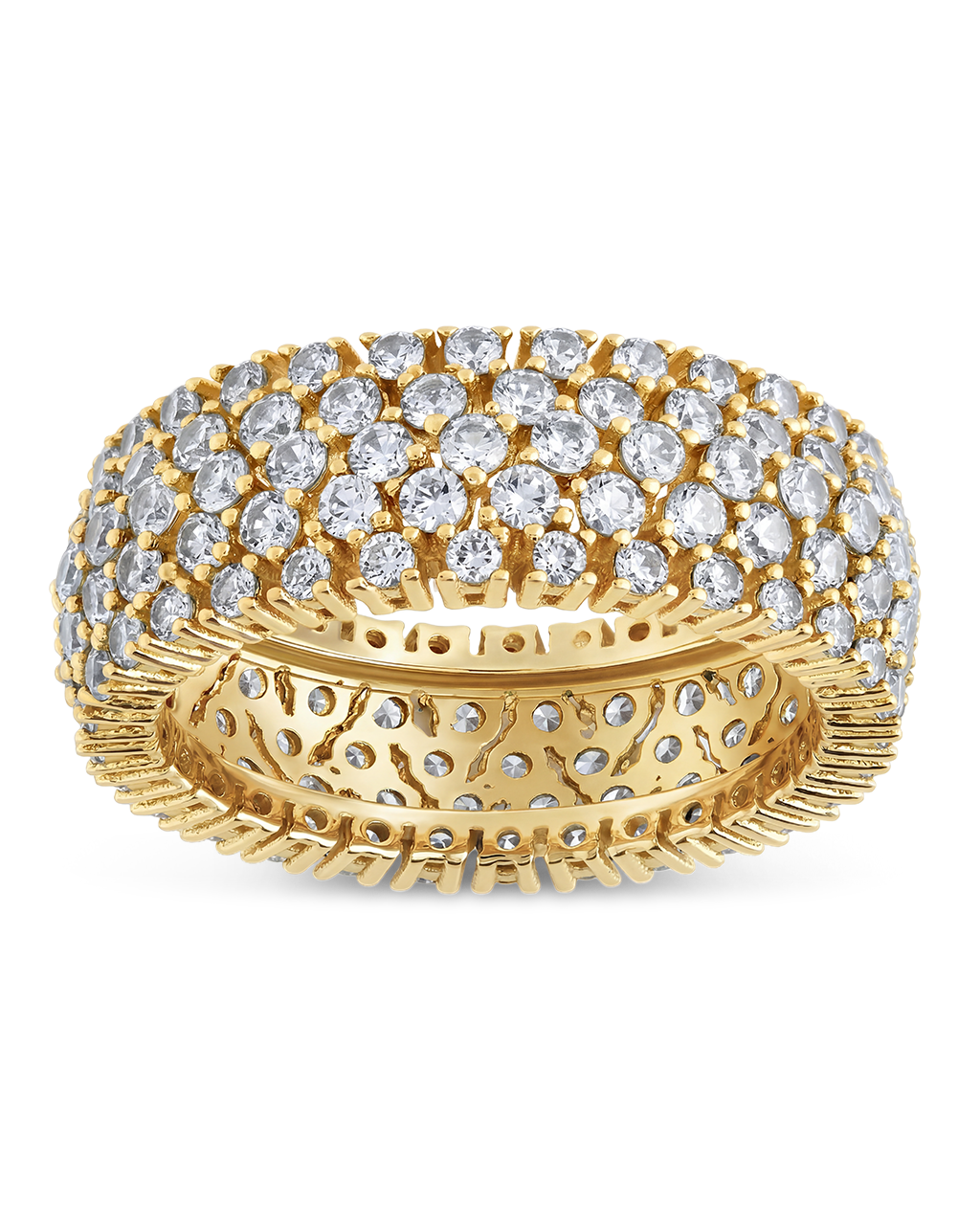 Yvonne CZ Stacking Ring in Gold
