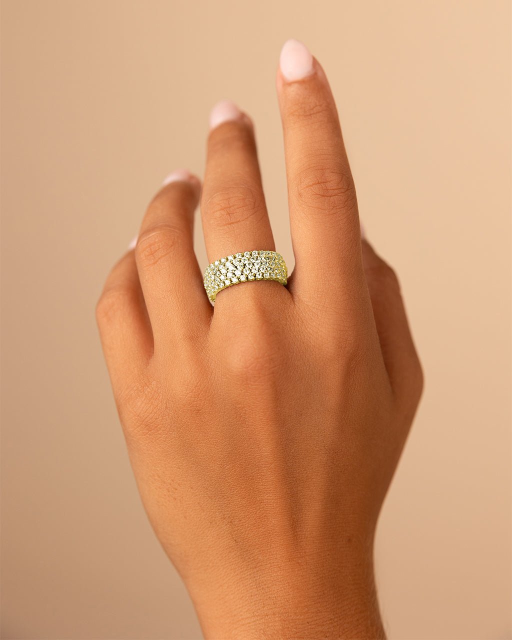 Yvonne CZ Stacking Ring - view 10
