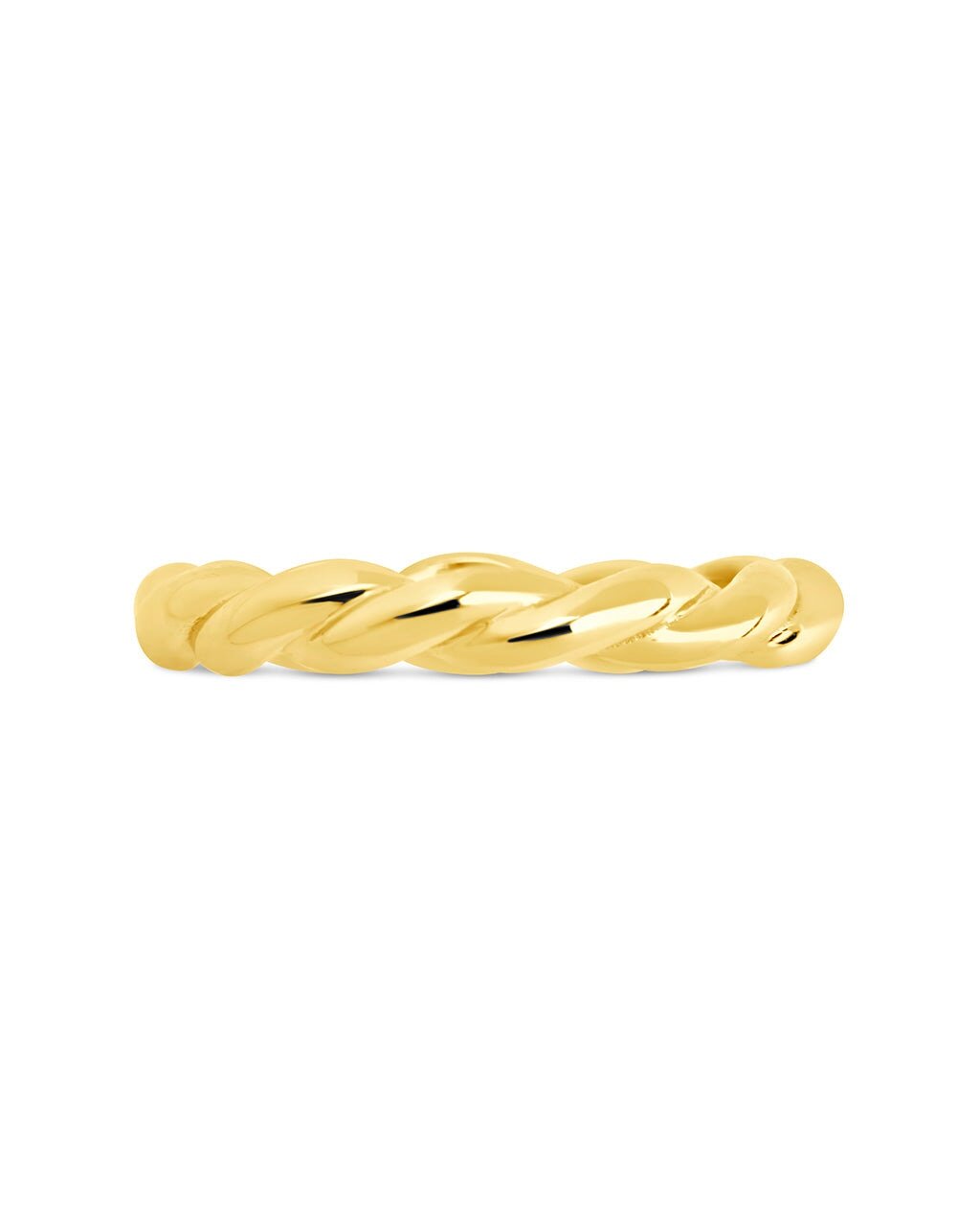 Nixie Twist Band Ring in Gold