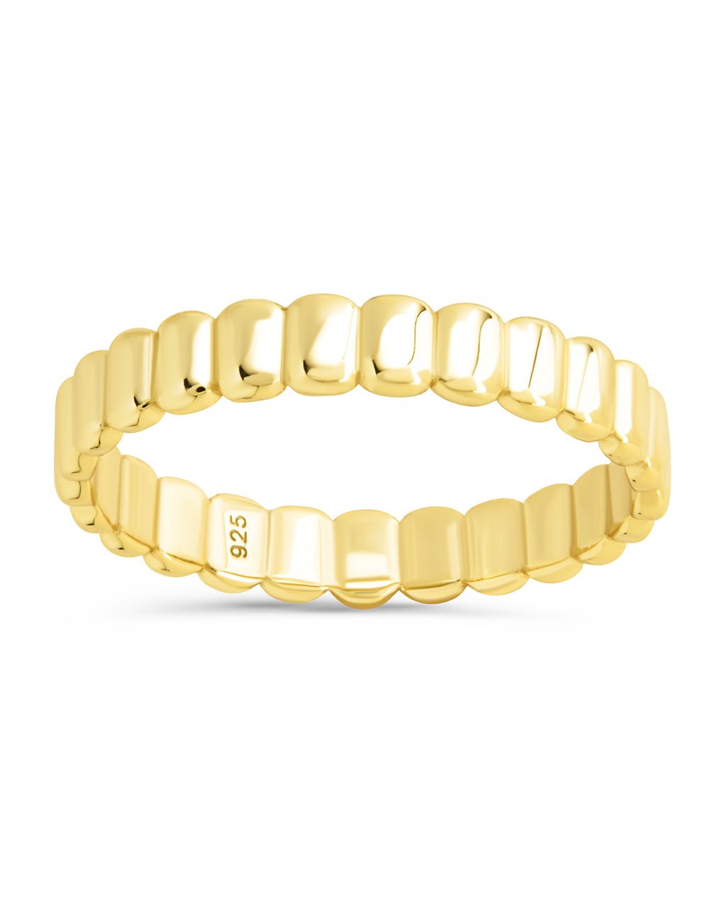 Stacey Textured Band Ring - view 8