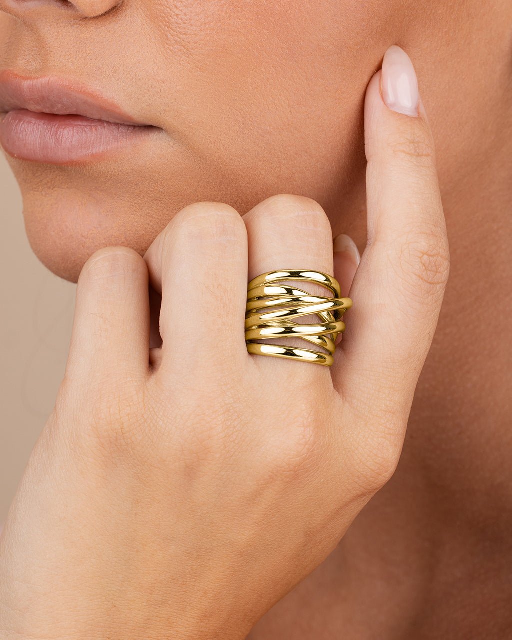 Rebecca Layered Stacking Ring - view 7