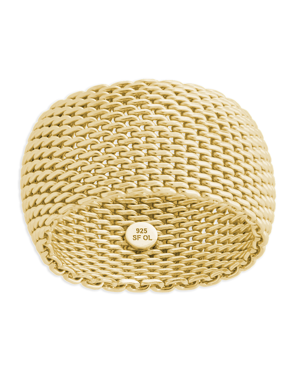 Wide Mesh Ring - view 9