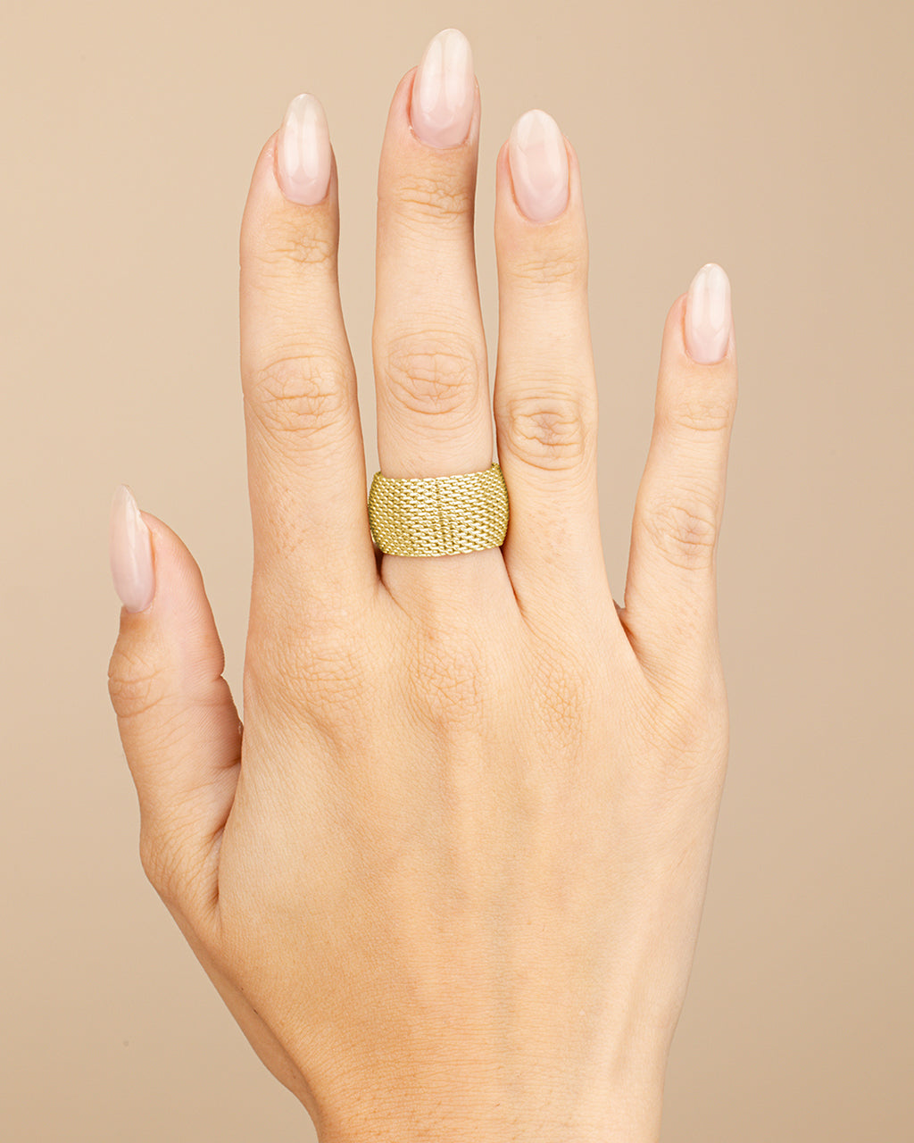Wide Mesh Ring - view 7