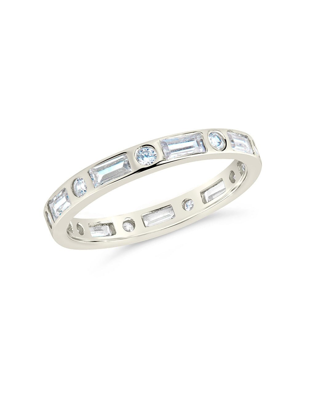 Ethel CZ Band Ring - view 4