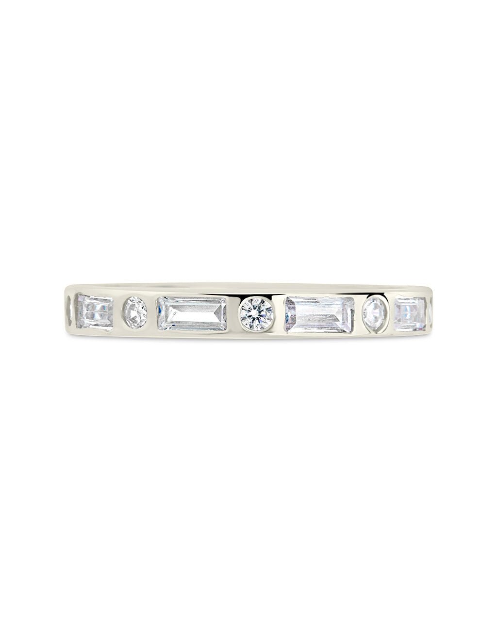 Ethel CZ Band Ring - view 6