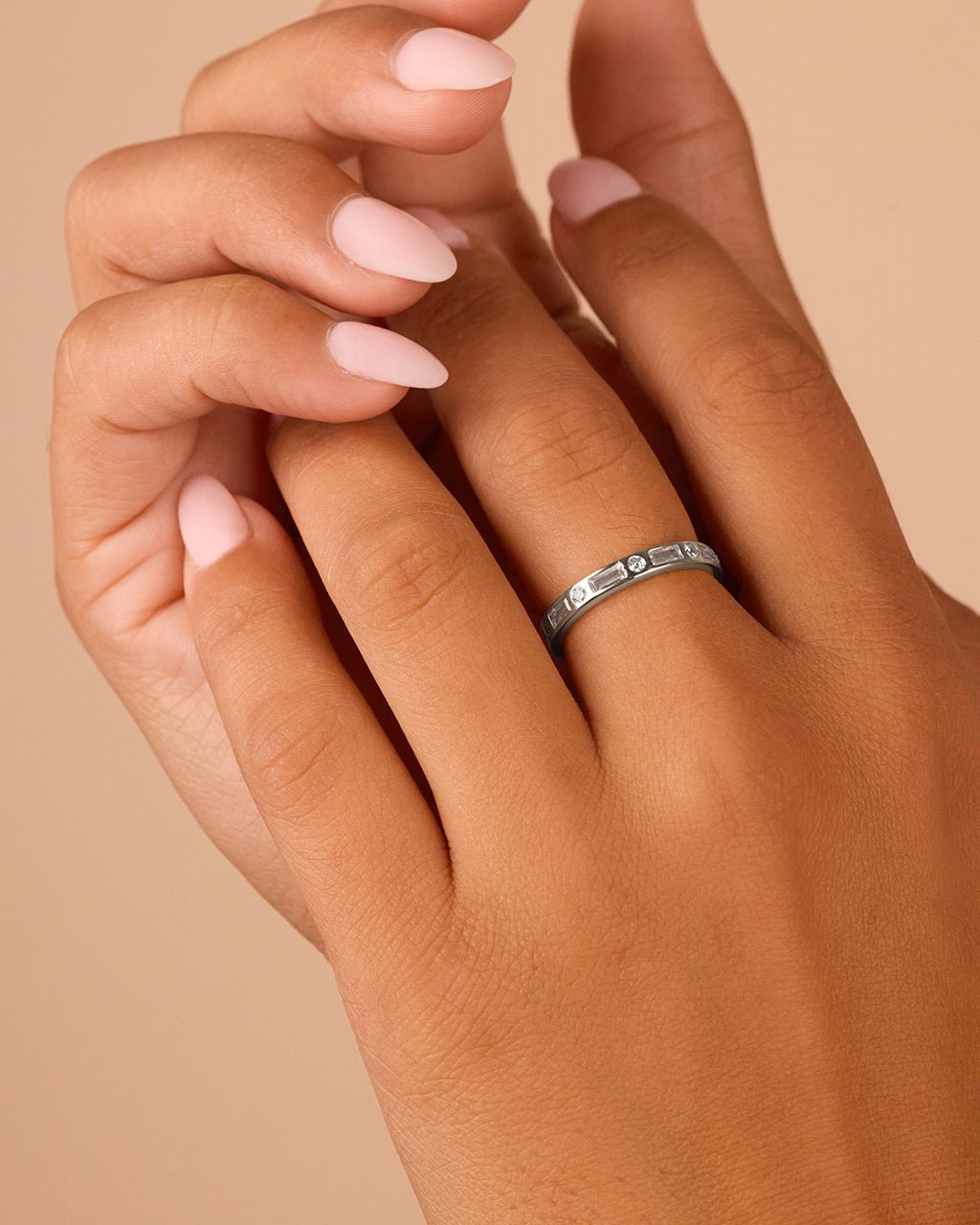 Ethel CZ Band Ring - view 5