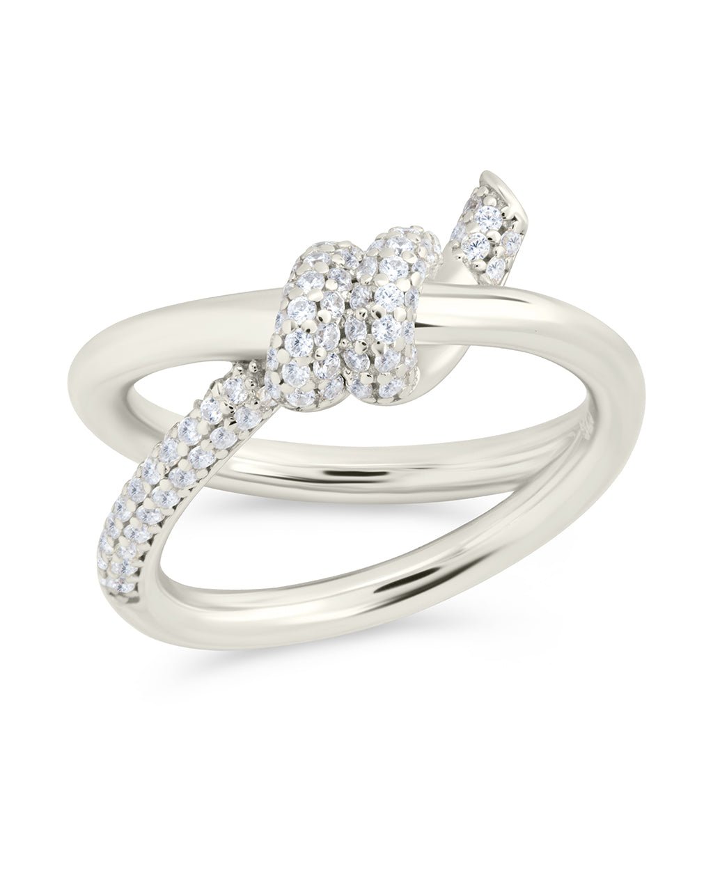 Irene CZ Twisted Ring - view 6