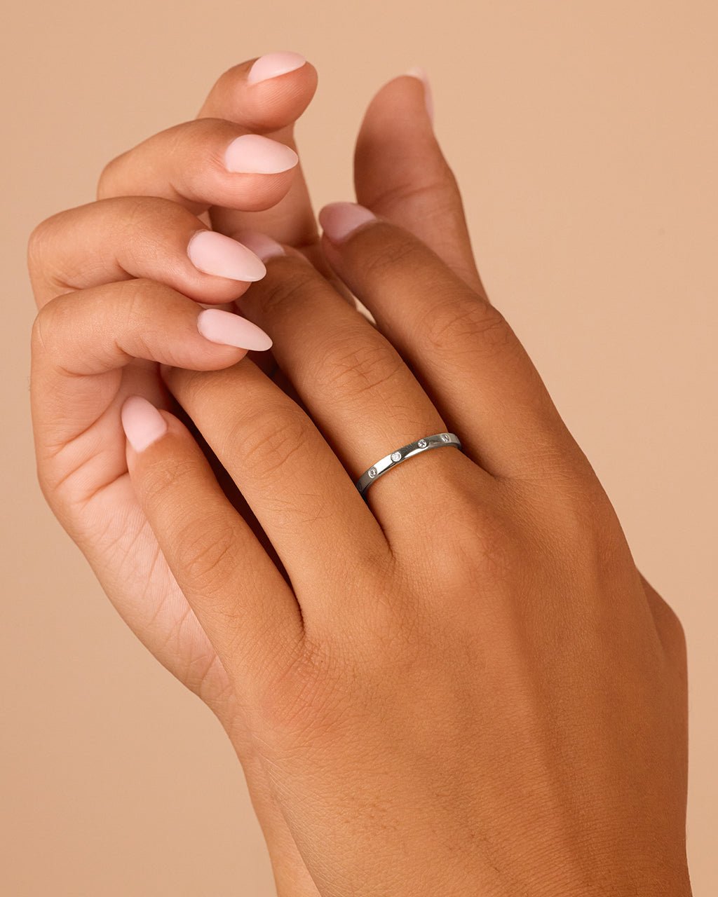 Mindy CZ Studded Ring - view 4