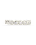 Trisha CZ Bezel Ring in Silver