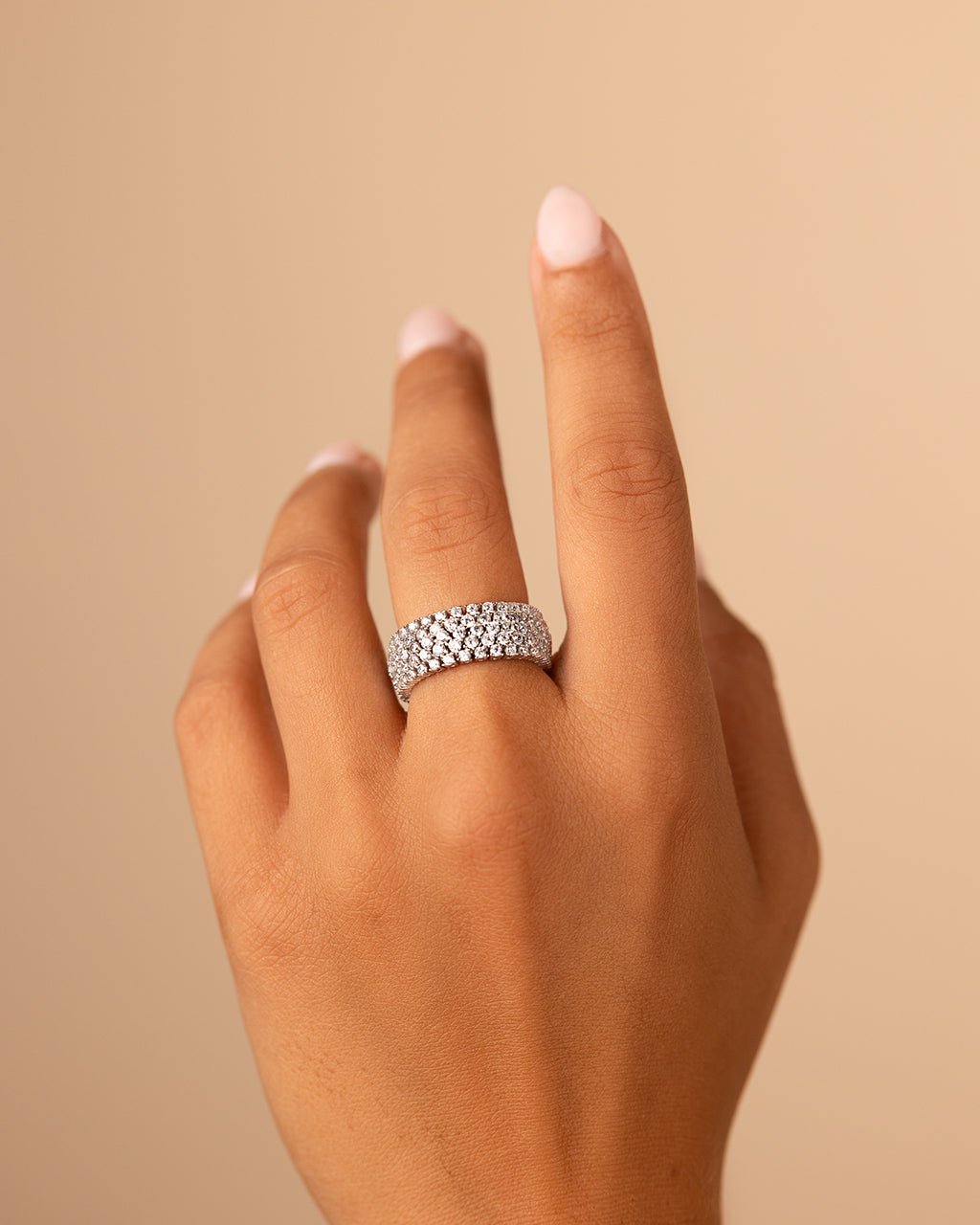 Yvonne CZ Stacking Ring - view 6