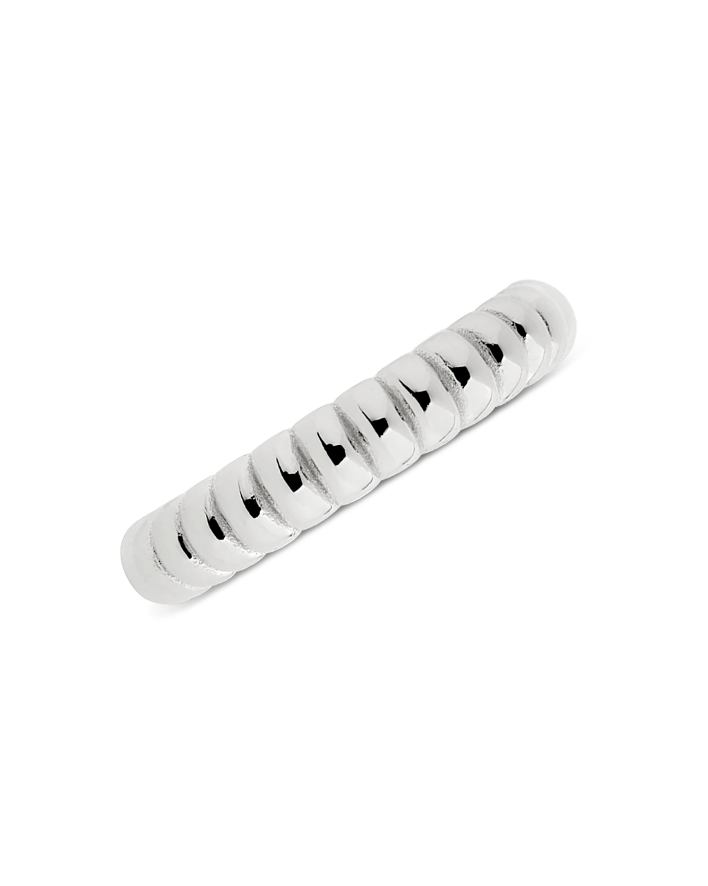 Bubble Band Ring in Silver