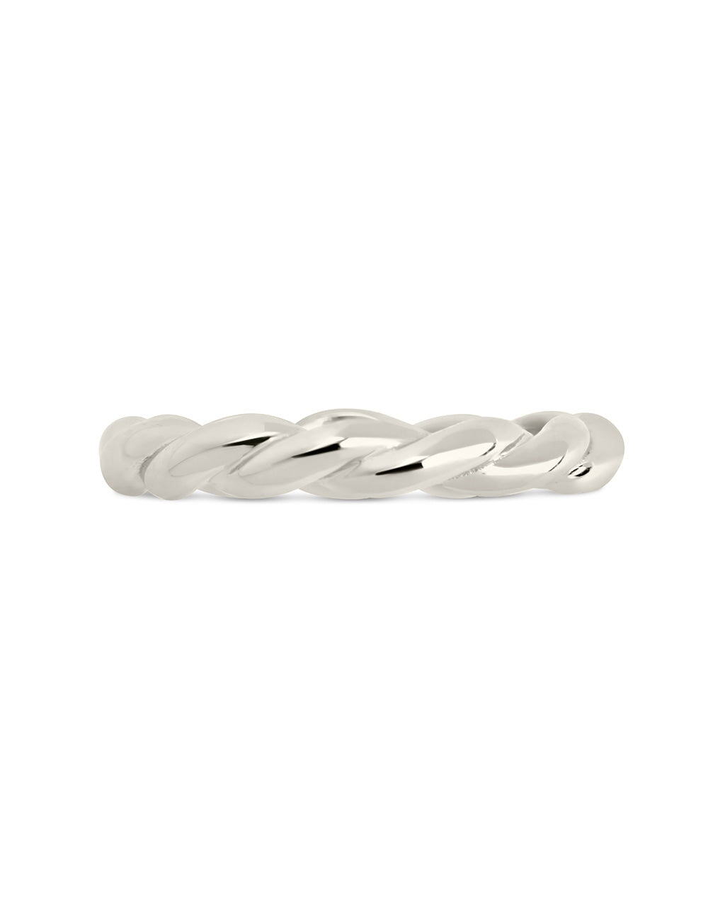 Nixie Twist Band Ring in Silver