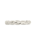Nixie Twist Band Ring in Silver