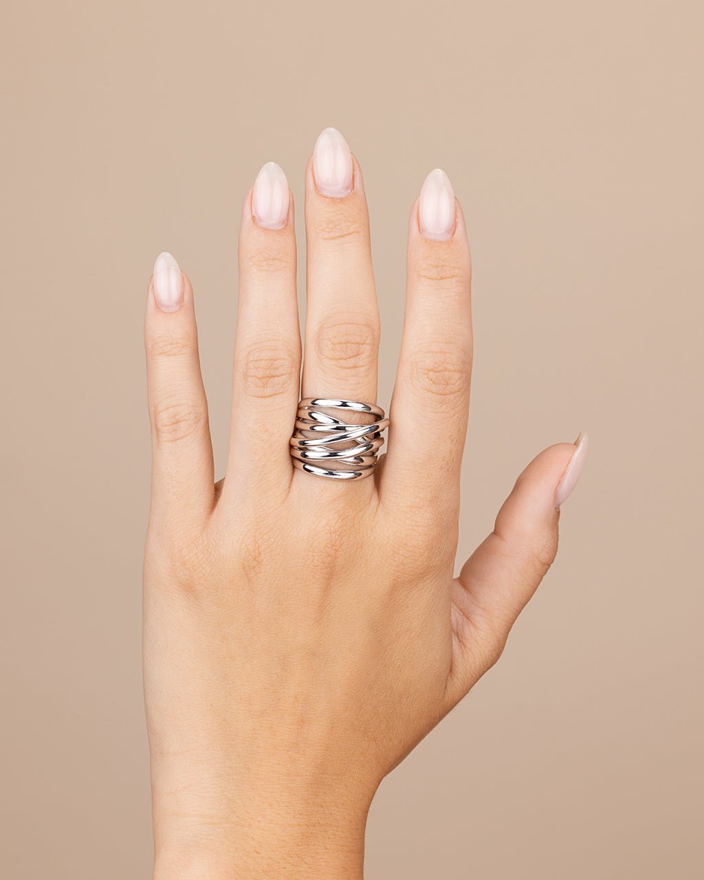 Rebecca Layered Stacking Ring - view 4
