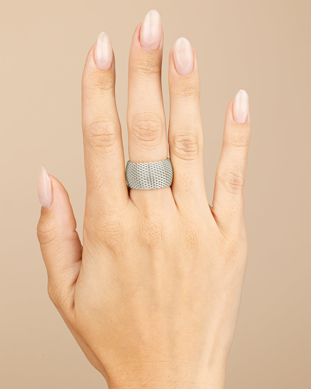 Wide Mesh Ring - view 5