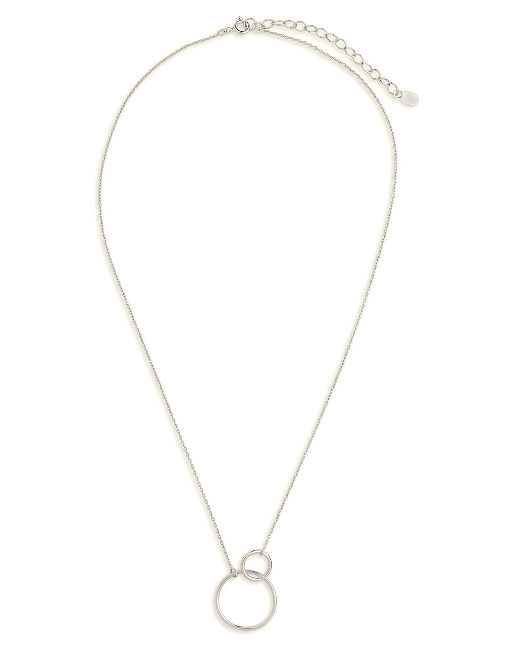 Interlocking Open Circle Pendant - view 5