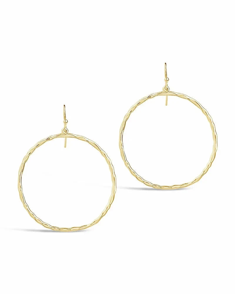 Gold and Silver Dangle Earrings - view 8