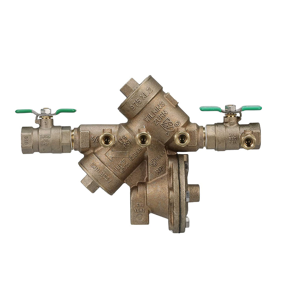Wilkins 3/4-Inch Lead Free Reduced Pressure Backflow Preventer - 34-975XL2