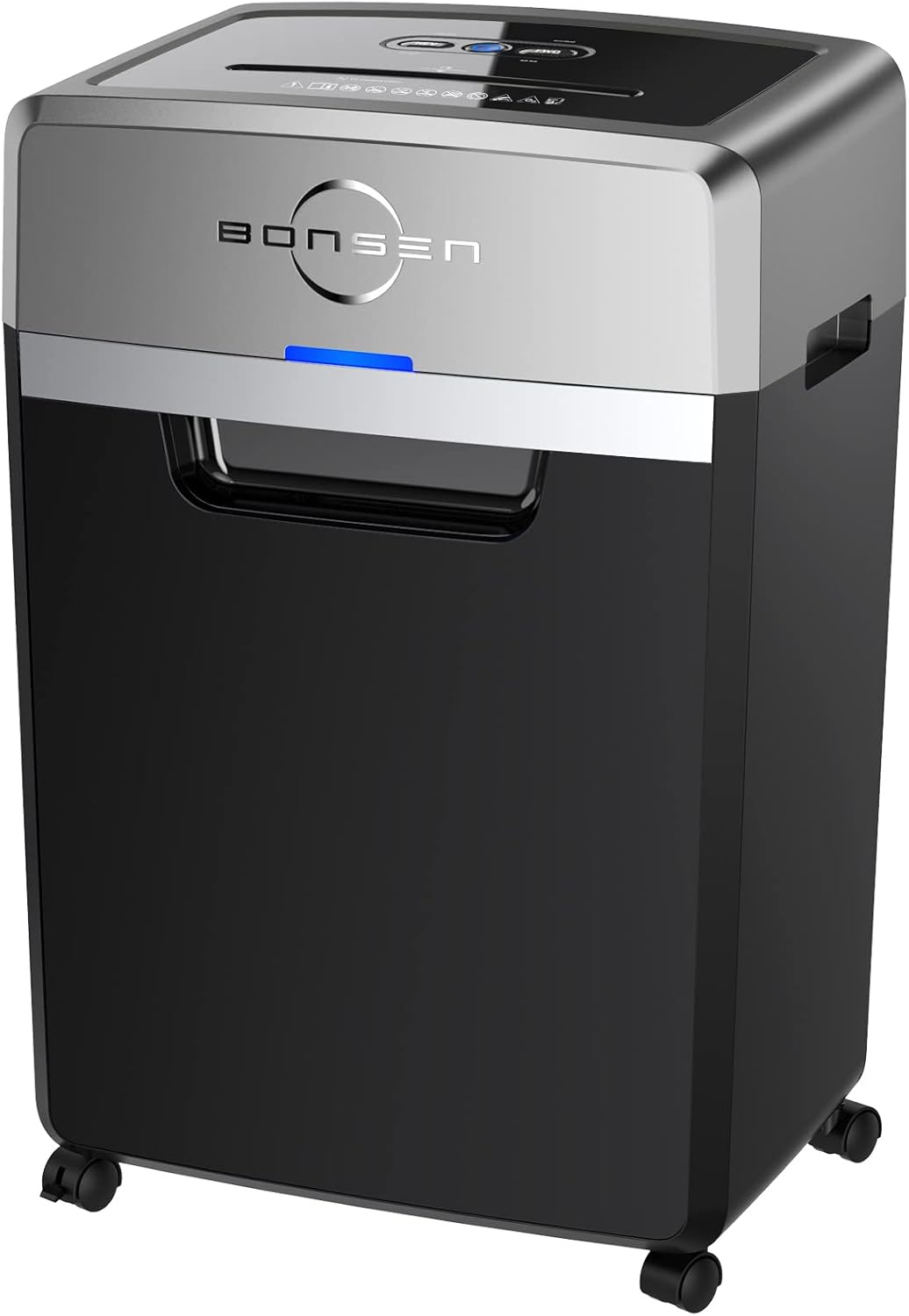 24-Sheet Cross-Cut Paper Shredder, 40-Minute Continuous Run Time, 9-Gallon Basket, P-4 Security